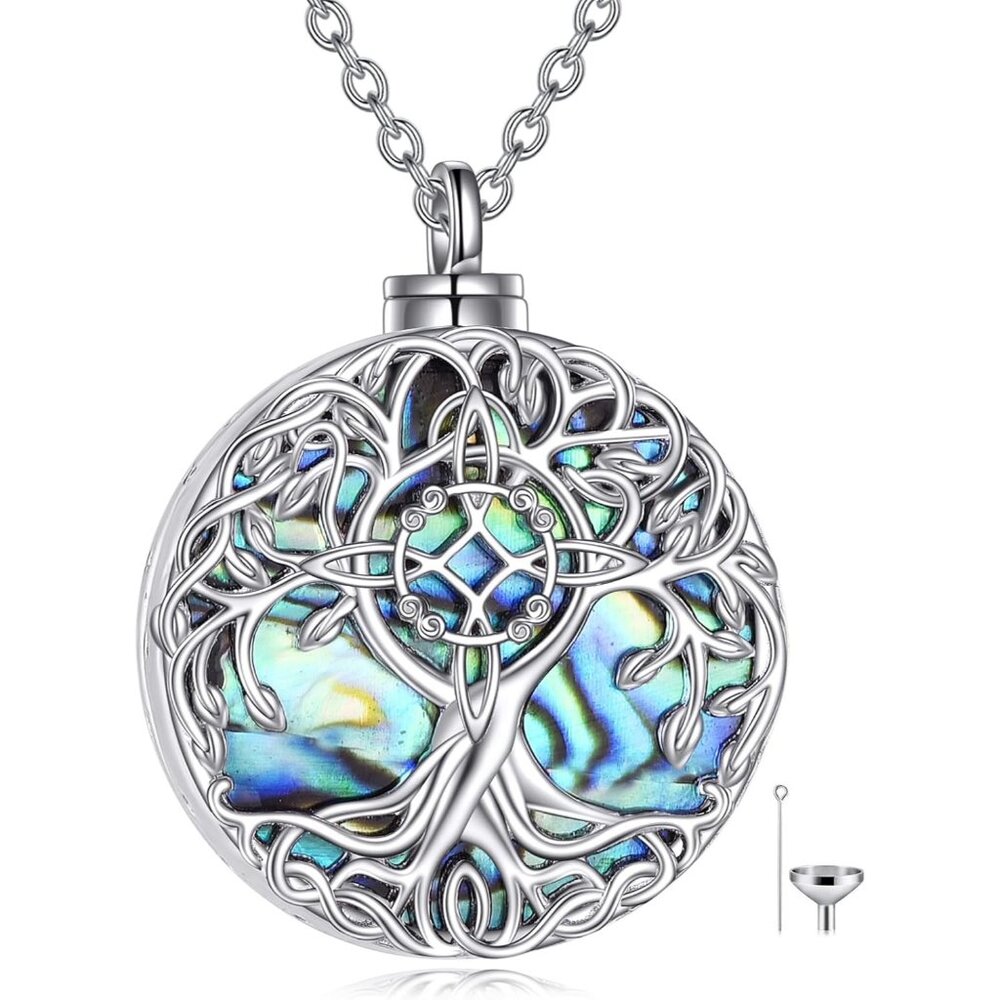 Tree Of Life Necklace Sterling Silver Celtic Knot Tree Pendant Jewelry Gifts For
